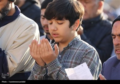 نماز باشکوه عید سعید قربان به امامت آیت‌الله عاملی در شهیدگاه