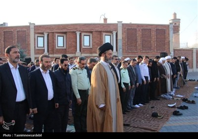نماز باشکوه عید سعید قربان به امامت آیت‌الله عاملی در شهیدگاه
