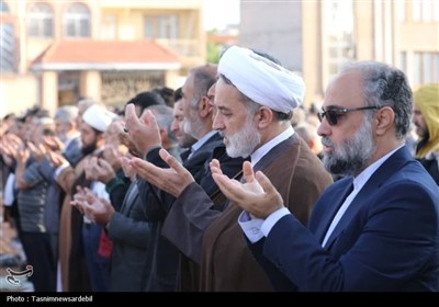 نماز باشکوه عید سعید قربان به امامت آیت‌الله عاملی در شهیدگاه