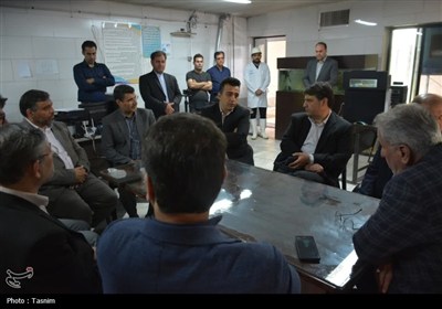 نمایی از قربانی و ذبح دام در عید قربان قزوین