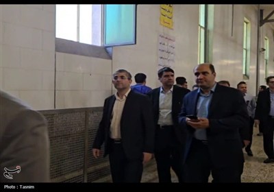 نمایی از قربانی و ذبح دام در عید قربان قزوین