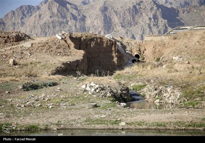 آلودگی رودخانه قره سو در کرمانشاه