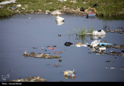 آلودگی رودخانه قره سو در کرمانشاه