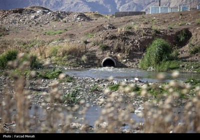 آلودگی رودخانه قره سو در کرمانشاه