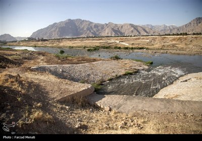 آلودگی رودخانه قره سو در کرمانشاه