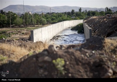 آلودگی رودخانه قره سو در کرمانشاه