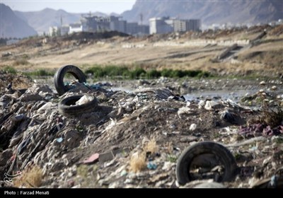 آلودگی رودخانه قره سو در کرمانشاه