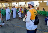 از عرفات تا منا و جمرات، زیر چتر راهنمایان زائر