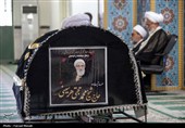 تشییع پیکر آیت الله حجتی در کرمانشاه