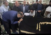 تشییع پیکر آیت الله حجتی در کرمانشاه
