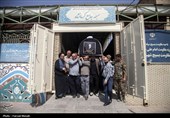 تشییع پیکر آیت الله حجتی در کرمانشاه