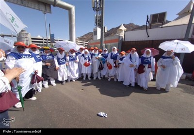 تصاویر حضور حجاج اردبیلی در مراسم رمی جمرات