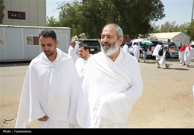 بازدید میدانی سرپرست حجاج ایرانی از بیمارستان صحرایی و کاروان جانبازان در عرفات