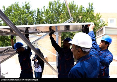 احداث نیروگاه خورشیدی درمجموعه نهاد ریاست جمهوری