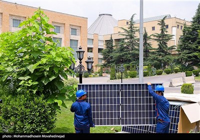احداث نیروگاه خورشیدی درمجموعه نهاد ریاست جمهوری