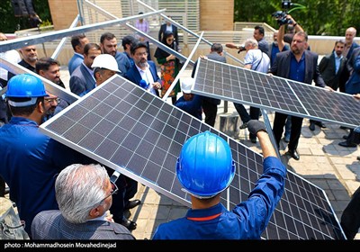 احداث نیروگاه خورشیدی درمجموعه نهاد ریاست جمهوری