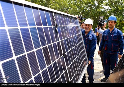 احداث نیروگاه خورشیدی درمجموعه نهاد ریاست جمهوری