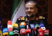 قائد قوات التعبئة یشید بتألق الشعب الایرانی خلال المعرکة مع الصهاینة