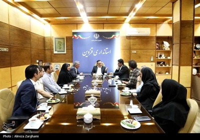 فعالان مجازی قزوین با استاندار قزوین دیدار کردند