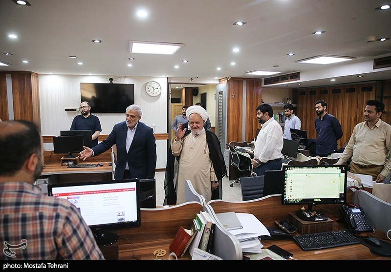 بازدید حجتالاسلام سعیدی از خبرگزاری تسنیم