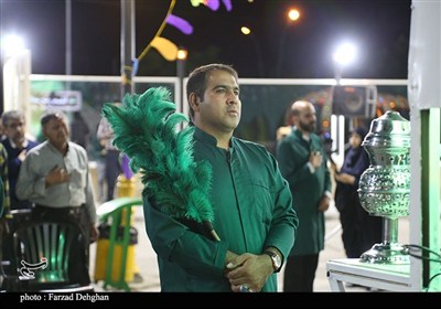 افتتاح چایخانه امام رضایی در شهربازی کرمان