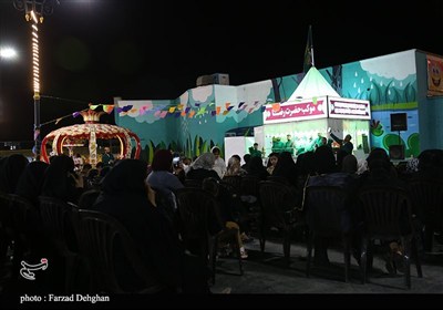 افتتاح چایخانه امام رضایی در شهربازی کرمان