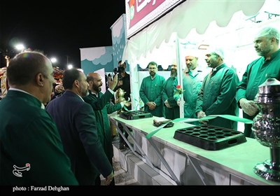 افتتاح چایخانه امام رضایی در شهربازی کرمان