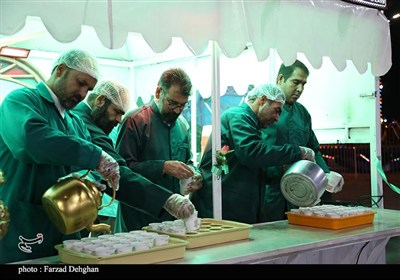 افتتاح چایخانه امام رضایی در شهربازی کرمان