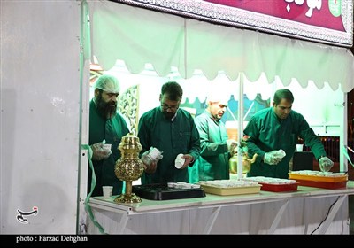 افتتاح چایخانه امام رضایی در شهربازی کرمان
