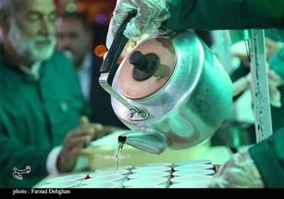 افتتاح چایخانه امام رضایی در شهربازی کرمان