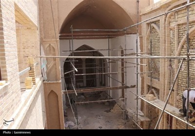 باباحاجي،مرمت،بقعه،شهر،غسل،نطنز،يزدي،اهالي،سبك،معروف،معماري
