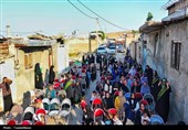 وقتی غدیر به کوچههای شهر رسید/ جشن شادی در محلات کرمانشاه