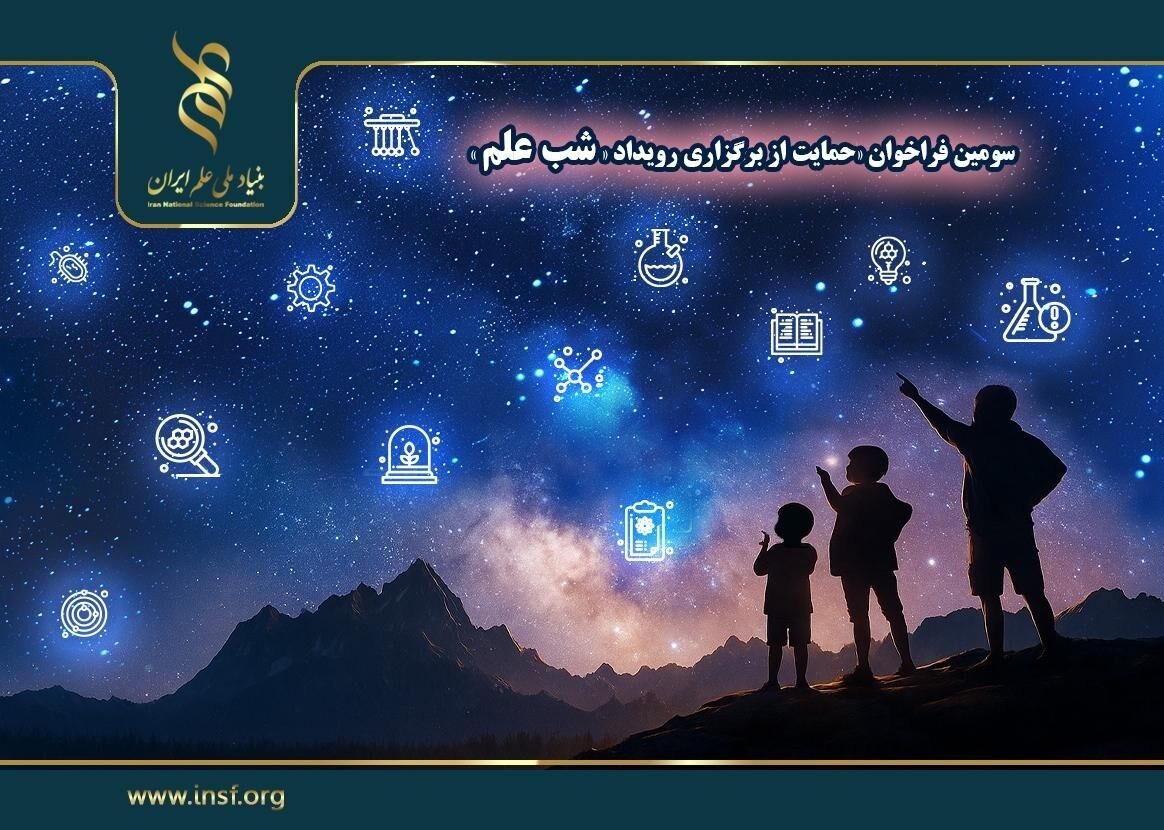 اعلام سومین فراخوان حمایت از برگزاری رویداد «شب علم» 2