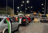 قافلة الصمود الجزائریة تدخل لیبیا فی طریقها الى مصر
