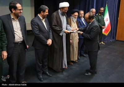 مراسم تودیع و معارفه فرماندار همدان