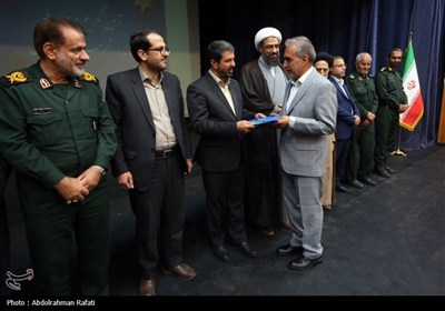 مراسم تودیع و معارفه فرماندار همدان
