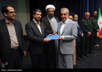 مراسم تودیع و معارفه فرماندار همدان