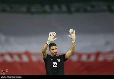 سیدحسین حسینی دروازه بان تیم ملی فوتبال ایران