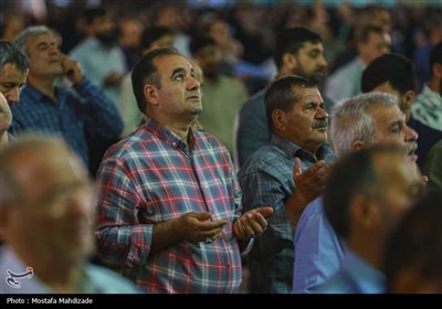 حال و هوای جمکران در شب میلاد امام هادی(ع)