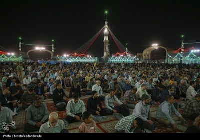 حال و هوای جمکران در شب میلاد امام هادی(ع)