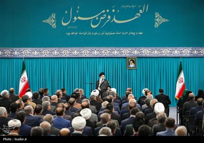 دیدار نمایندگان مجلس شورای اسلامی با رهبر معظم انقلاب