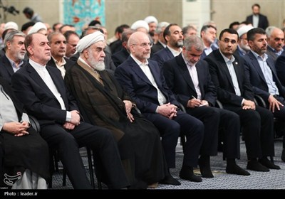 دیدار نمایندگان مجلس شورای اسلامی با رهبر معظم انقلاب