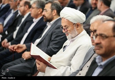 دیدار نمایندگان مجلس شورای اسلامی با رهبر معظم انقلاب
