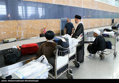 ورود اولین پرواز بازگشت حجاج به فرودگاه امام خمینی (ره)