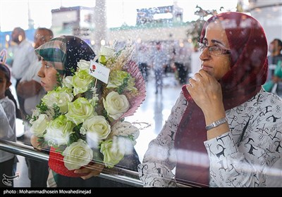 ورود اولین پرواز بازگشت حجاج به فرودگاه امام خمینی (ره)