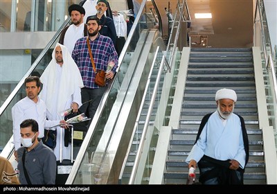 ورود اولین پرواز بازگشت حجاج به فرودگاه امام خمینی (ره)