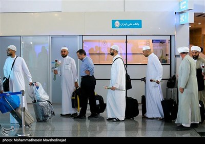 ورود اولین پرواز بازگشت حجاج به فرودگاه امام خمینی (ره)