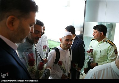 ورود اولین پرواز بازگشت حجاج به فرودگاه امام خمینی (ره)