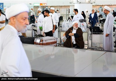 حجاج،مازندراني،حج،فرودگاه،بازگشت،زائران،ساري،مازندران،شهداي، ...