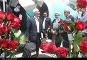ورود نخستین گروه حجاج ایرانی به فرودگاه مشهد‌